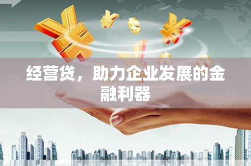 原州经营贷，助力企业发展的金融利器