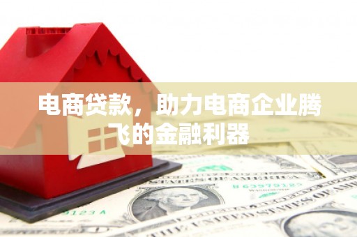 原州电商贷款，助力电商企业腾飞的金融利器