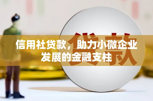 原州信用社贷款，助力小微企业发展的金融支柱