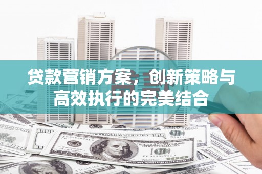 原州贷款营销方案，创新策略与高效执行的完美结合