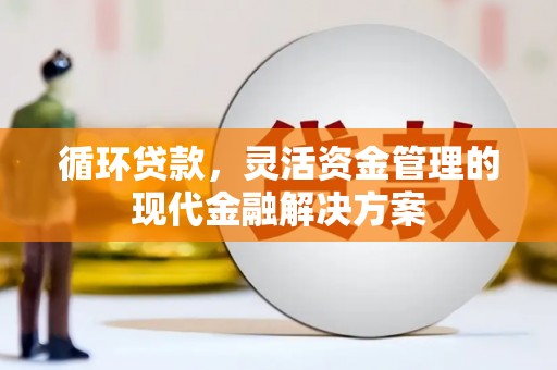 原州循环贷款，灵活资金管理的现代金融解决方案