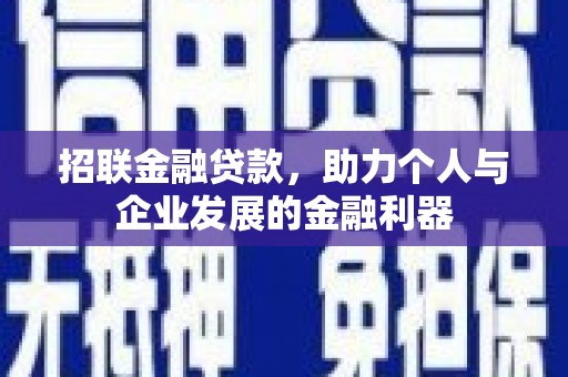 原州招联金融贷款，助力个人与企业发展的金融利器