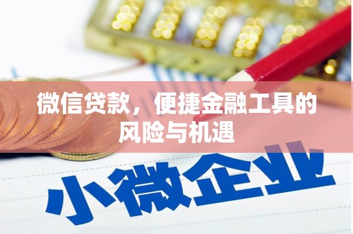 原州微信贷款，便捷金融工具的风险与机遇