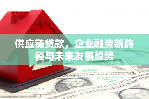 原州供应链贷款，企业融资新路径与未来发展趋势
