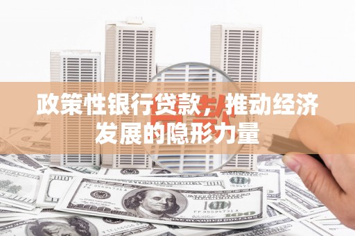 原州政策性银行贷款，推动经济发展的隐形力量