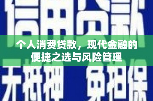 原州个人消费贷款，现代金融的便捷之选与风险管理