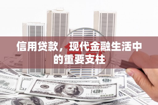 原州信用贷款，现代金融生活中的重要支柱