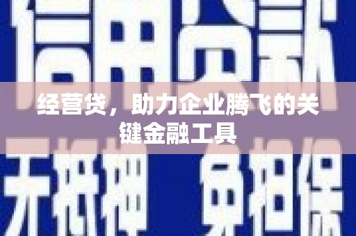 原州经营贷，助力企业腾飞的关键金融工具