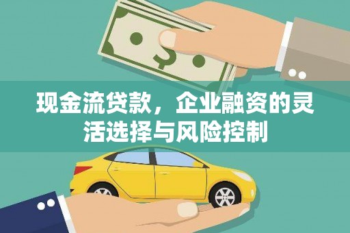 原州现金流贷款，企业融资的灵活选择与风险控制