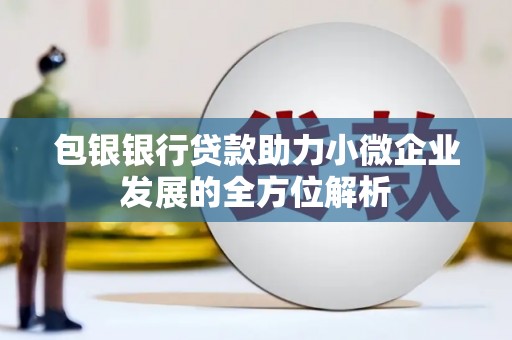 原州包银银行贷款助力小微企业发展的全方位解析 原州包银银行贷款助力小微企业发展的全方位解析