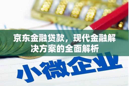 原州京东金融贷款，现代金融解决方案的全面解析