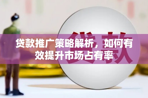 原州贷款推广策略解析，如何有效提升市场占有率