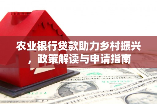 原州农业银行贷款助力乡村振兴，政策解读与申请指南