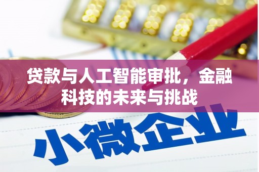 原州贷款与人工智能审批，金融科技的未来与挑战
