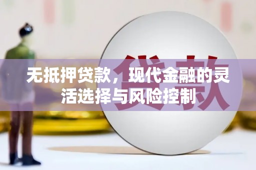 原州无抵押贷款，现代金融的灵活选择与风险控制