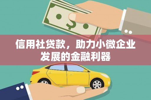 原州信用社贷款，助力小微企业发展的金融利器