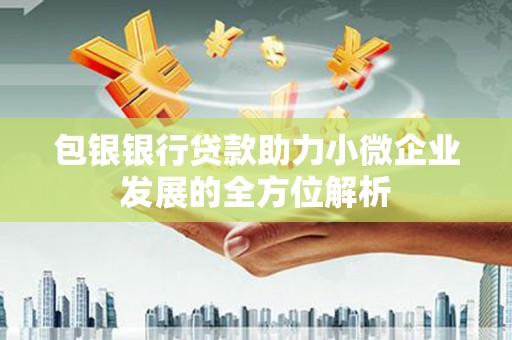 原州包银银行贷款助力小微企业发展的全方位解析