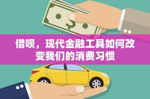 原州借呗，现代金融工具如何改变我们的消费习惯