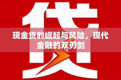 原州现金贷的崛起与风险，现代金融的双刃剑