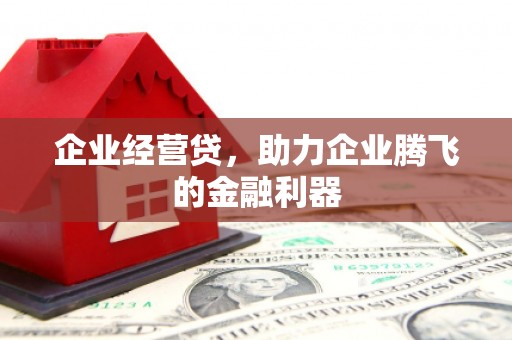 原州企业经营贷，助力企业腾飞的金融利器