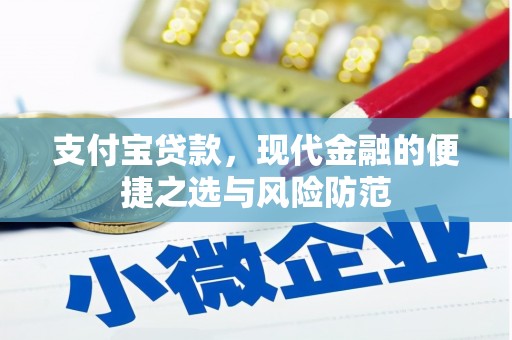原州支付宝贷款，现代金融的便捷之选与风险防范