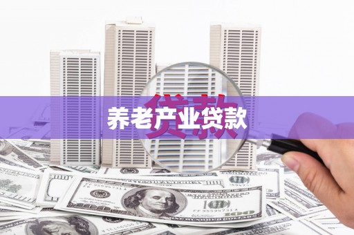 原州养老产业贷款