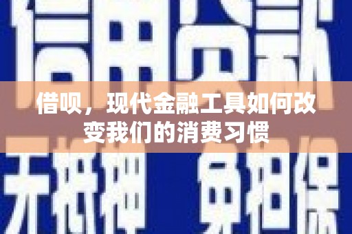 原州借呗，现代金融工具如何改变我们的消费习惯