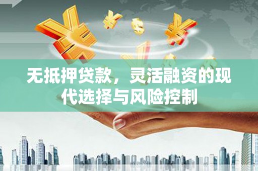 原州无抵押贷款，灵活融资的现代选择与风险控制