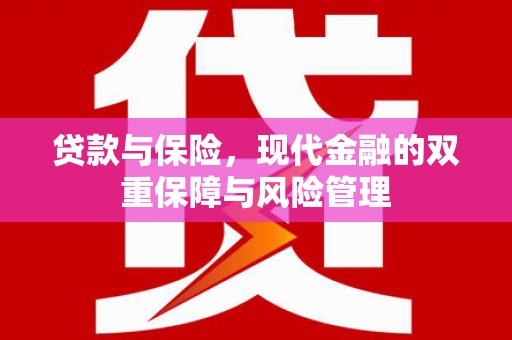原州贷款与保险，现代金融的双重保障与风险管理