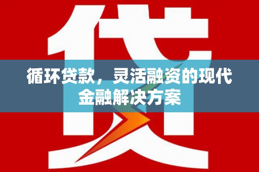 原州循环贷款，灵活融资的现代金融解决方案