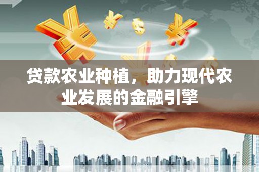 原州贷款农业种植，助力现代农业发展的金融引擎