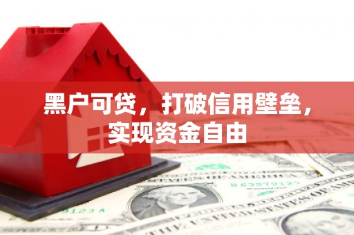 原州黑户可贷，打破信用壁垒，实现资金自由