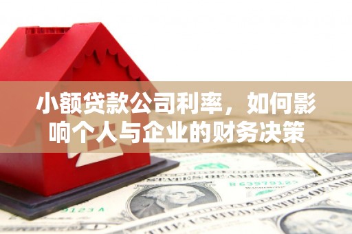 原州小额贷款公司利率，如何影响个人与企业的财务决策