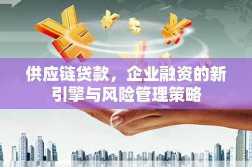 原州供应链贷款，企业融资的新引擎与风险管理策略