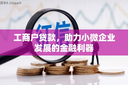 原州工商户贷款，助力小微企业发展的金融利器