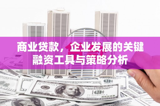 原州商业贷款，企业发展的关键融资工具与策略分析