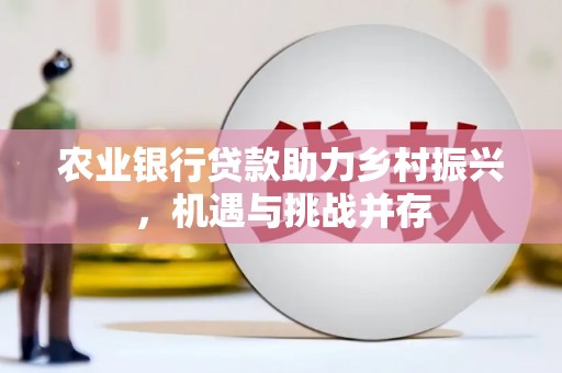原州农业银行贷款助力乡村振兴，机遇与挑战并存