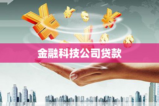 原州金融科技公司贷款