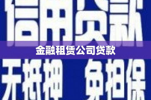 原州金融租赁公司贷款