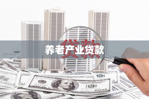 原州养老产业贷款
