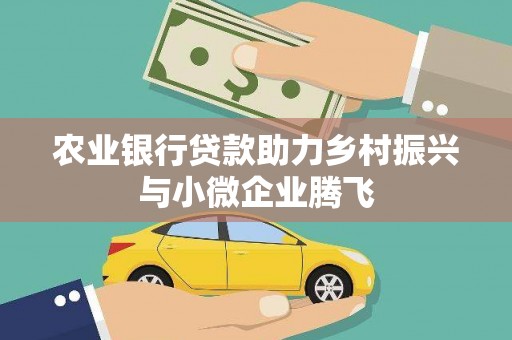 原州农业银行贷款助力乡村振兴与小微企业腾飞
