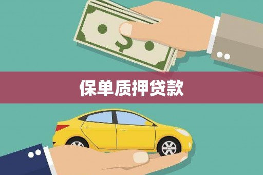 原州保单质押贷款