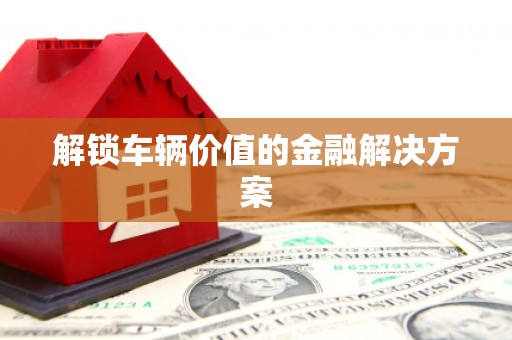 原州解锁车辆价值的金融解决方案