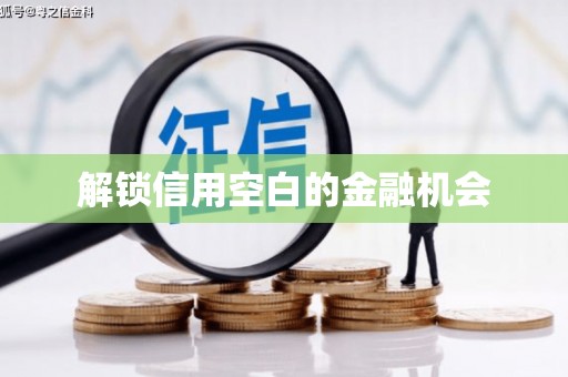 原州解锁信用空白的金融机会