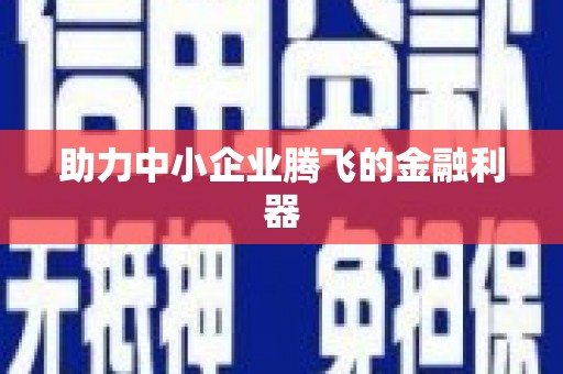 原州助力中小企业腾飞的金融利器