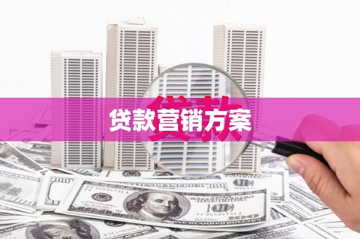 原州贷款营销方案