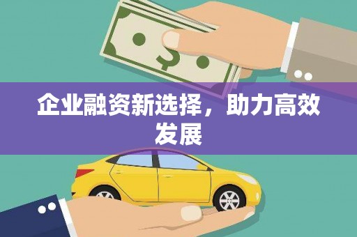 原州企业融资新选择，助力高效发展